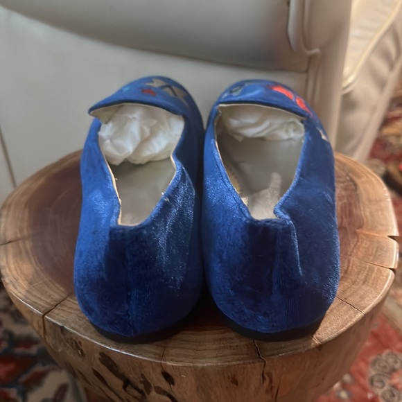 2/$30 Lands' End Love velvet slippers - Picture 4 of 6